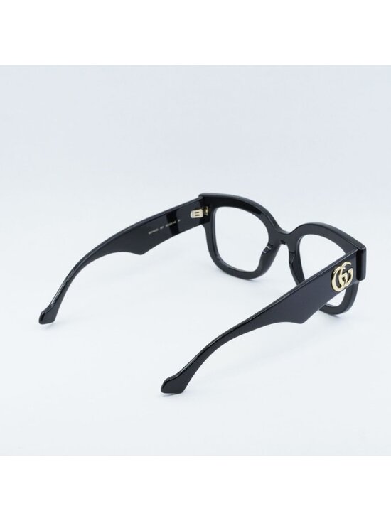 Gucci GG1423O 001 Eyeglasses Black 50mm Square Frame main image 4